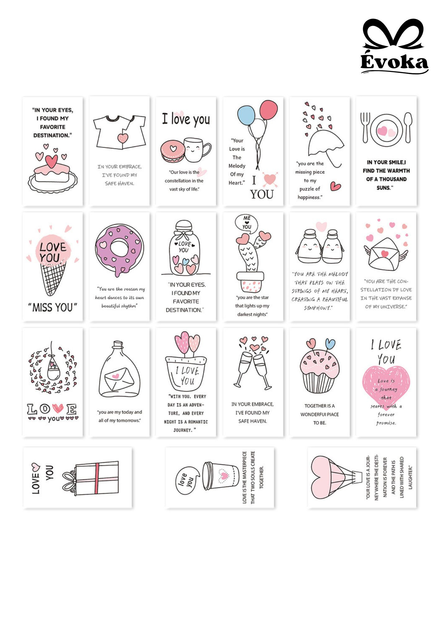 Set tarjetas motivadoras (3 unidades)