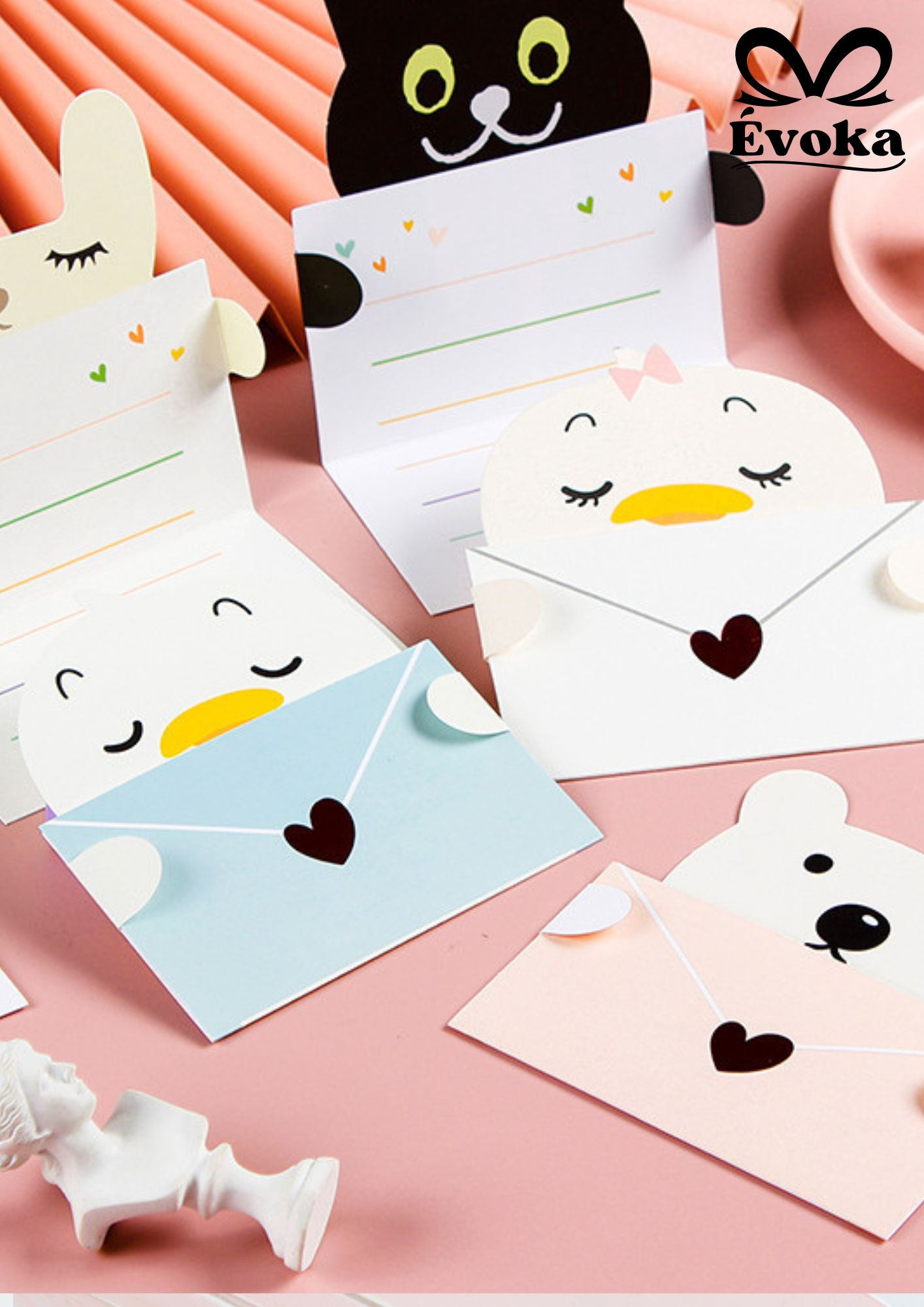 Tarjeta de animales adorables